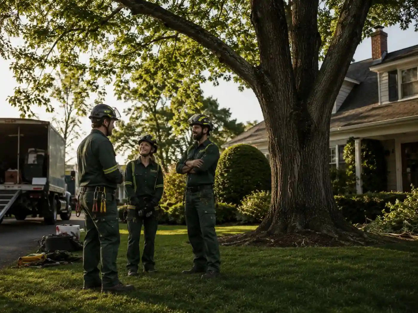 Albany Tree Solutions tree care work in the Albany area.