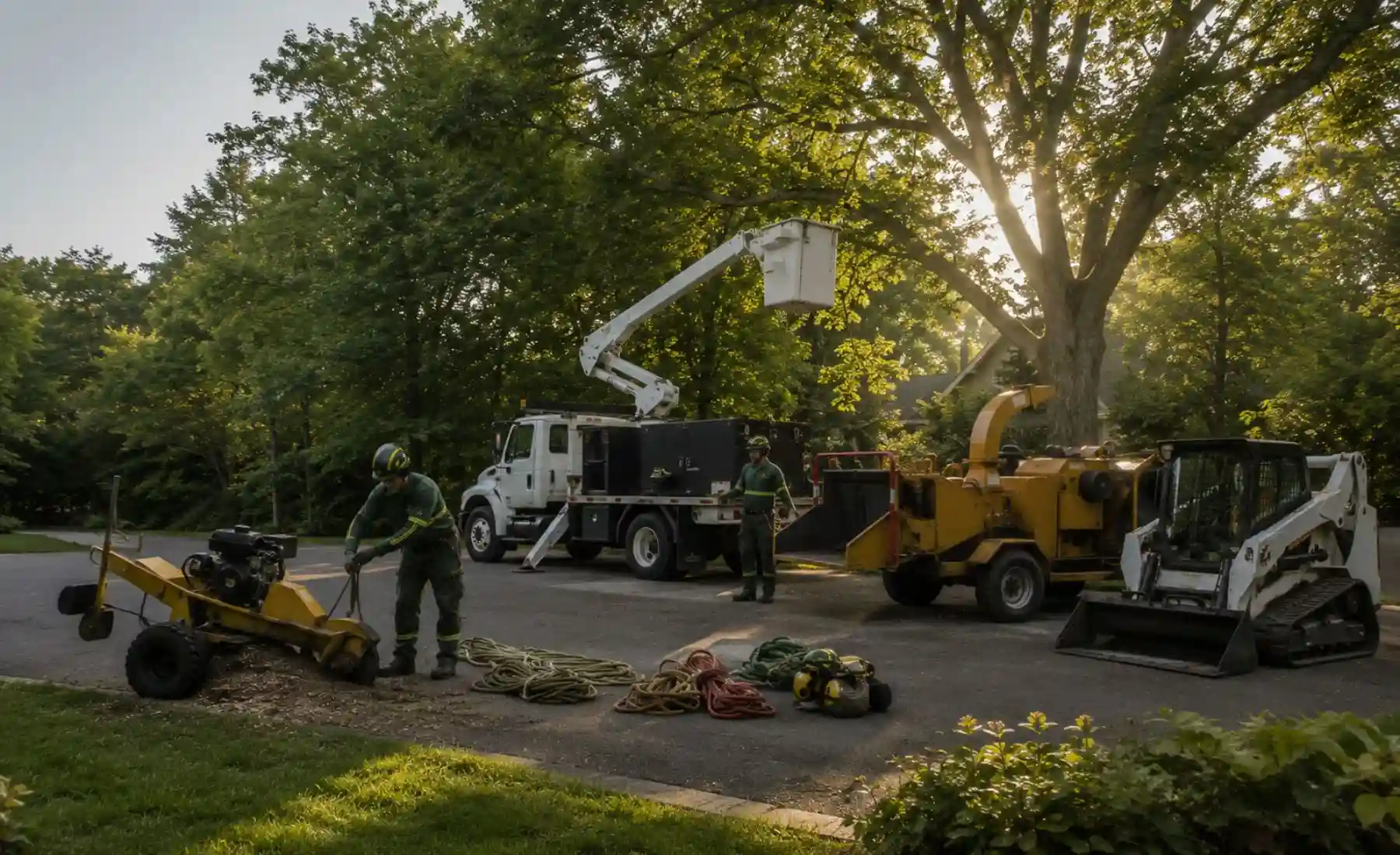 Professional equipment used by Albany Tree Solutions.