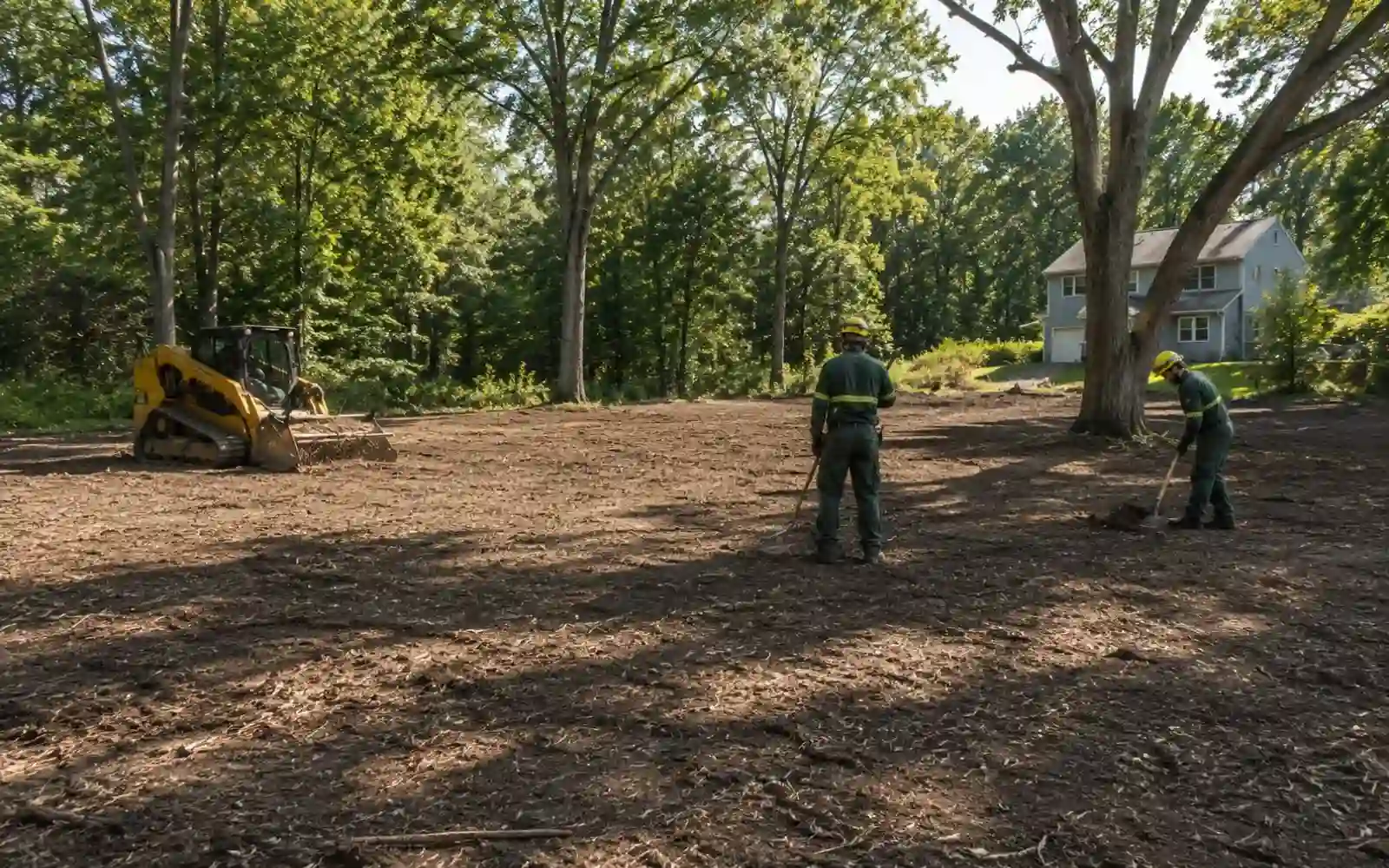 Land clearing service in Albany.